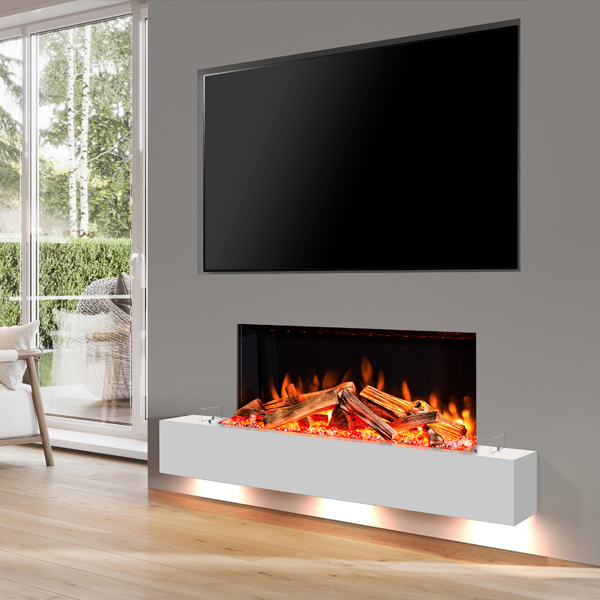 Celsi Firebeam 800 Inset Illumia Electric Fireplace Suite