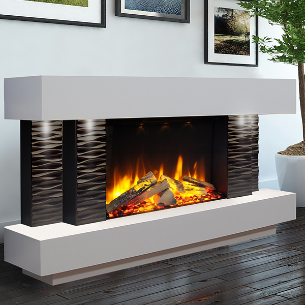 Celsi Ultiflame VR Toronto S600 Illumia Electric Fireplace Suite
