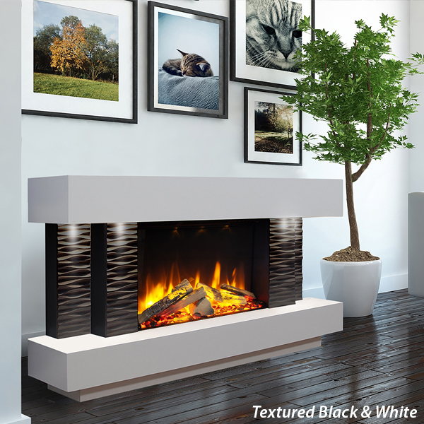 Celsi Ultiflame VR Toronto S600 Illumia Electric Fireplace Suite