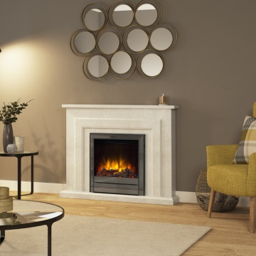 Elgin & Hall Farnham Marble Electric Fireplace Suite