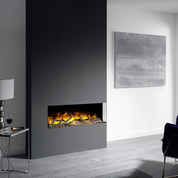 Flamerite Radia 1000 1-2-3 Sided Electric Fire