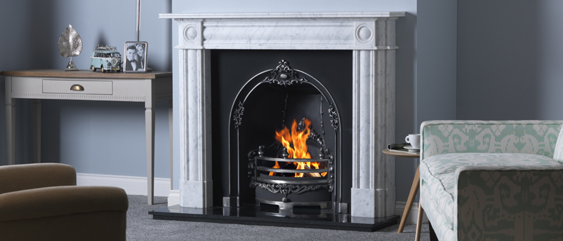 Gallery Collection Chiswick Carrara Marble Fireplace