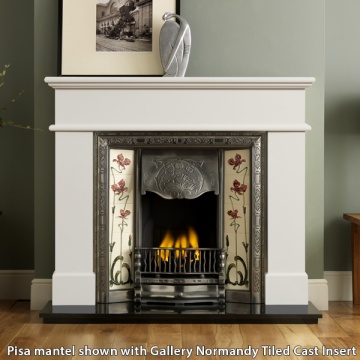 Gallery Normandy Cast Iron Tiled Fireplace Insert
