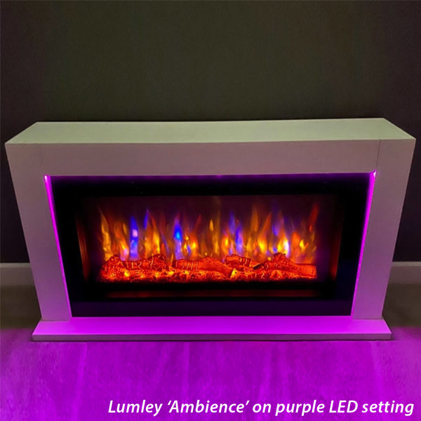 Suncrest Lumley Electric Fireplace Suite