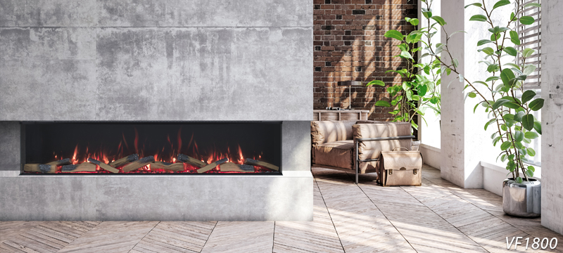 Vision Futura 1800mm Electric Fireplace