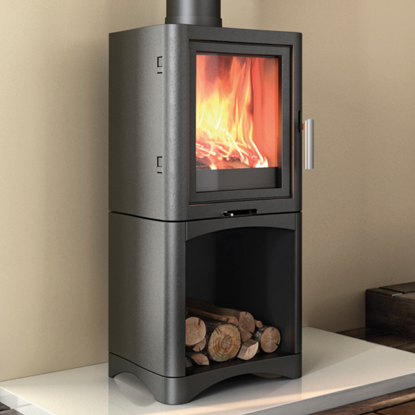 Broseley Evolution 5 LS Wood Burning Stove Flames.co.uk