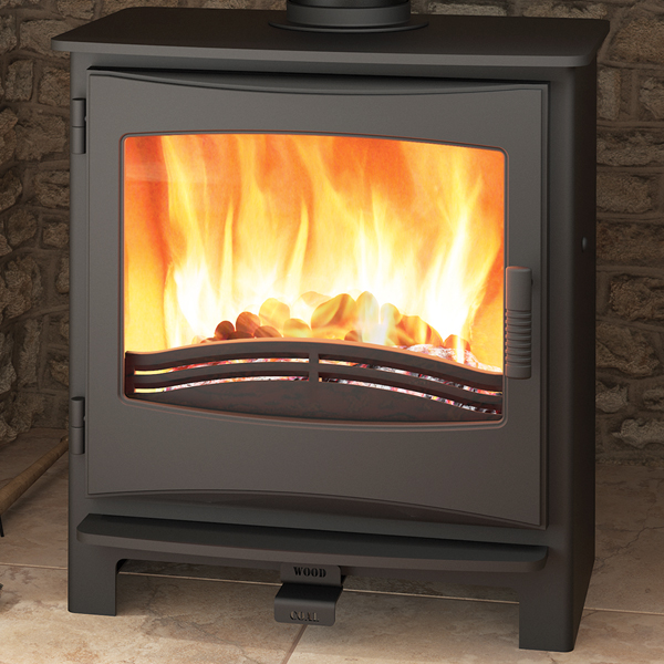 Broseley Evolution Ignite 7 Multifuel / Woodburning Stove Flames.co.uk