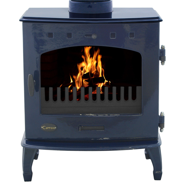 Carron 4.7kW Wood Burning / MultiFuel Stove Enamel Finish Flames.co.uk