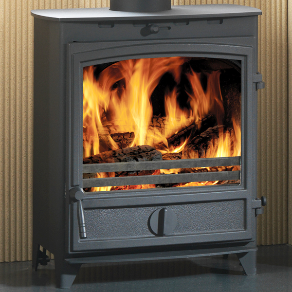 Cast Tec Juno 5 Wood Burning / MultiFuel Stove Flames.co.uk