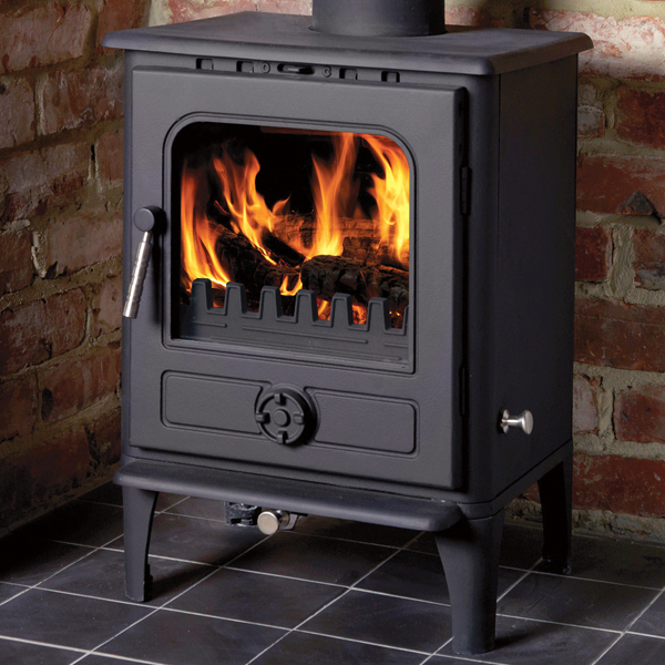Cast Tec Norvik 5 Wood Burning / MultiFuel Stove Flames.co.uk