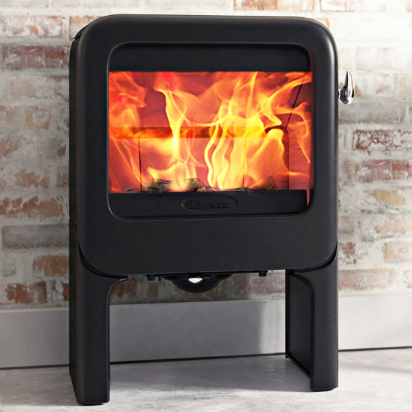 Dovre Rock 350 Wood Burning Stove Flames.co.uk