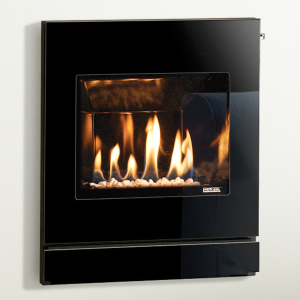 Gazco Logic HE Designio2 Balanced Flue Convector Gas Fire Flames.co.uk