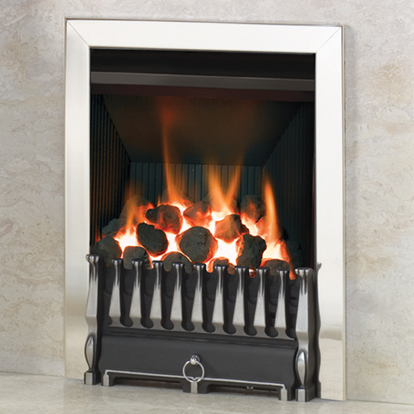 Gazco Logic HE Spanish Balanced Flue Convector Gas Fire Flames.co.uk