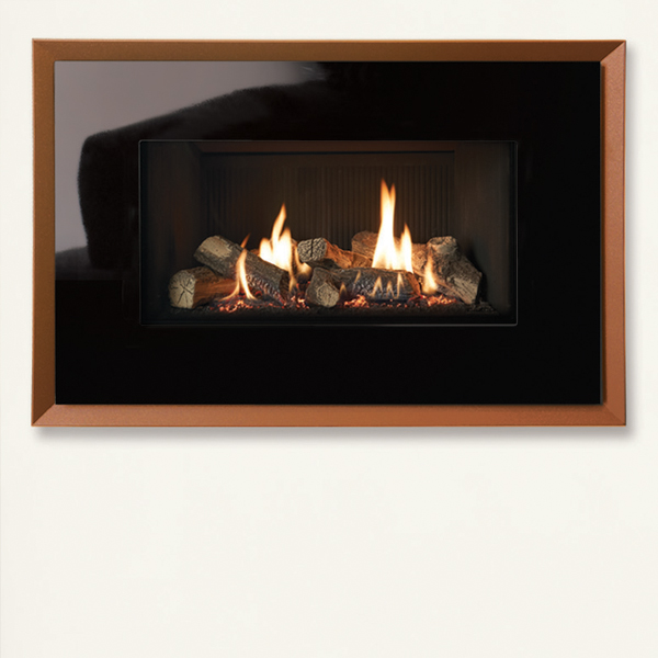Gazco Riva2 670 Evoke Glass Balanced Flue Gas Fire Flames.co.uk