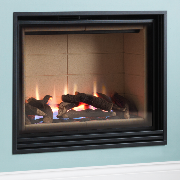 Legend Ethos 750 Portrait Gas Fire Flames.co.uk