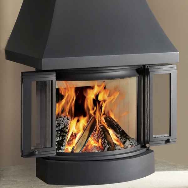 Nordpeis NI22 Woodburning Fireplace Stove Flames.co.uk