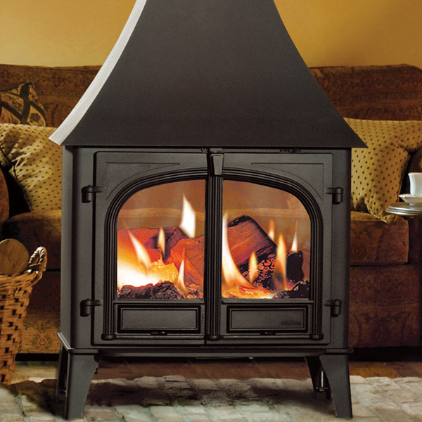 Stovax Stockton 11 Double Sided Wood Burning Stove Flames.co.uk