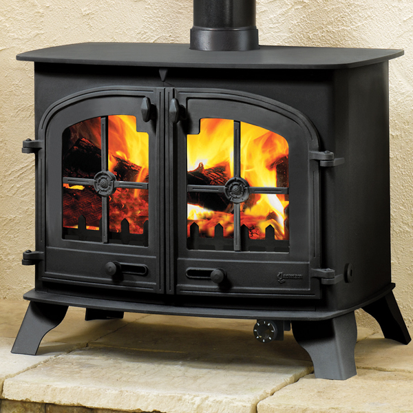 Yeoman County 80HB High Output Wood Burning Boiler Stove Flames.co.uk