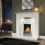 FLARE Collection by Be Modern Viola Marble Fireplace