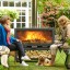 Chesneys HEAT CLEAN BURN XL Outdoor Wood Burning Stove