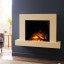 Flamerite Jaeger 600 Wall or Floor Mounted Electric Fireplace Suite