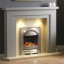 Pureglow Hanley Painted Fireplace - Grey