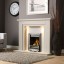 Pureglow Hanley Limestone Fireplace