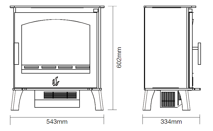 ACR Astwood Electric Stove Sizes