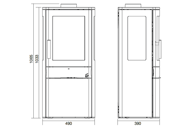 ACR Neo 1C Stove Dimensions