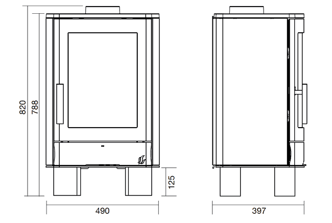 ACR Neo 1F and 3F Stove Sizes