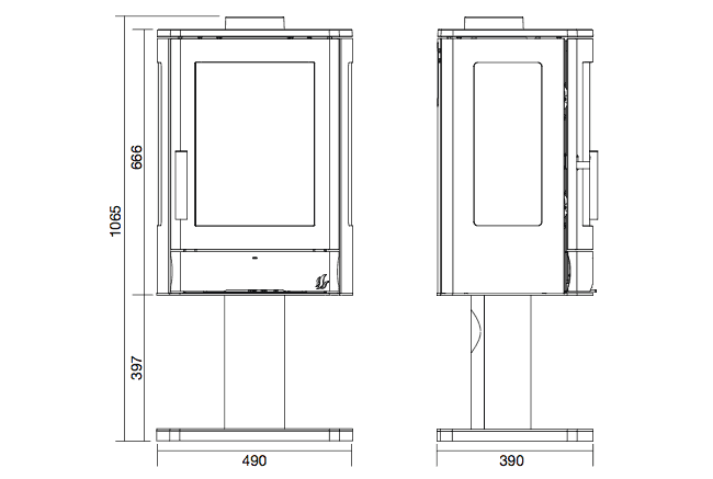 ACR NEO 1P Stove Dimensions