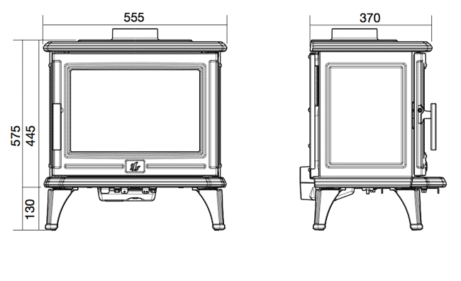 ACR Rowandale Stove Sizes