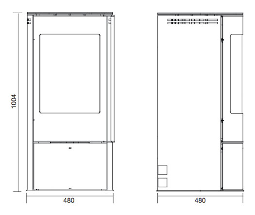 ACR Solis Stove Dimensions