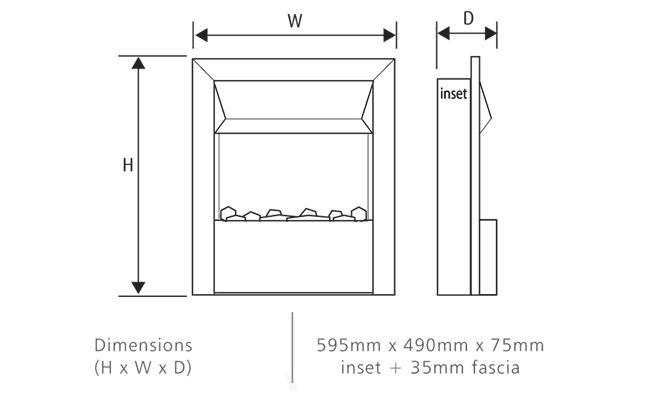 Celsi Accent Traditional Dimensions