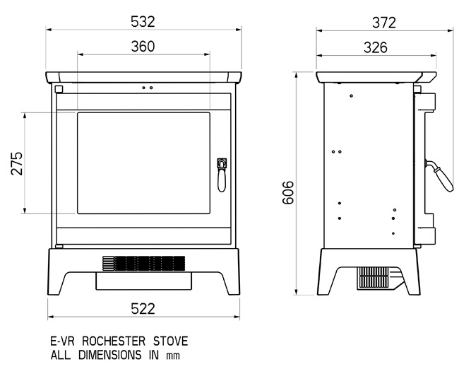 Celsi Rochester Electric Stove Sizes
