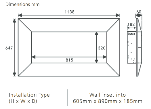 Celsi Ultiflame Instinct Dimensions