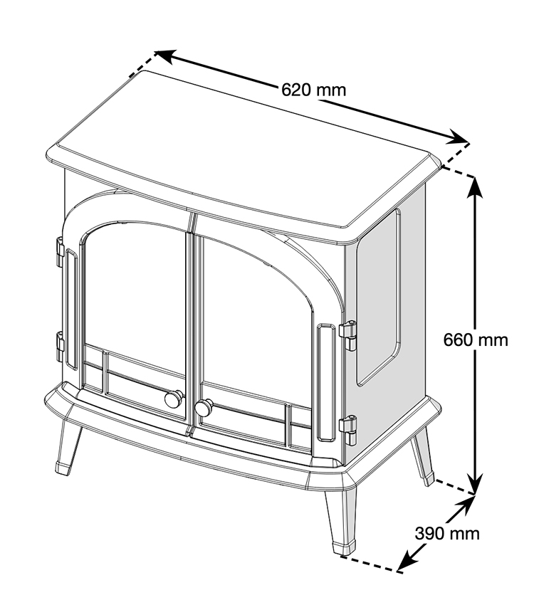 Dimplex Emberly Stove Sizes
