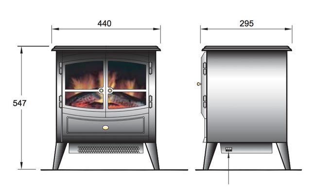 Dimplex Springborne Electric Stove | Flames.co.uk