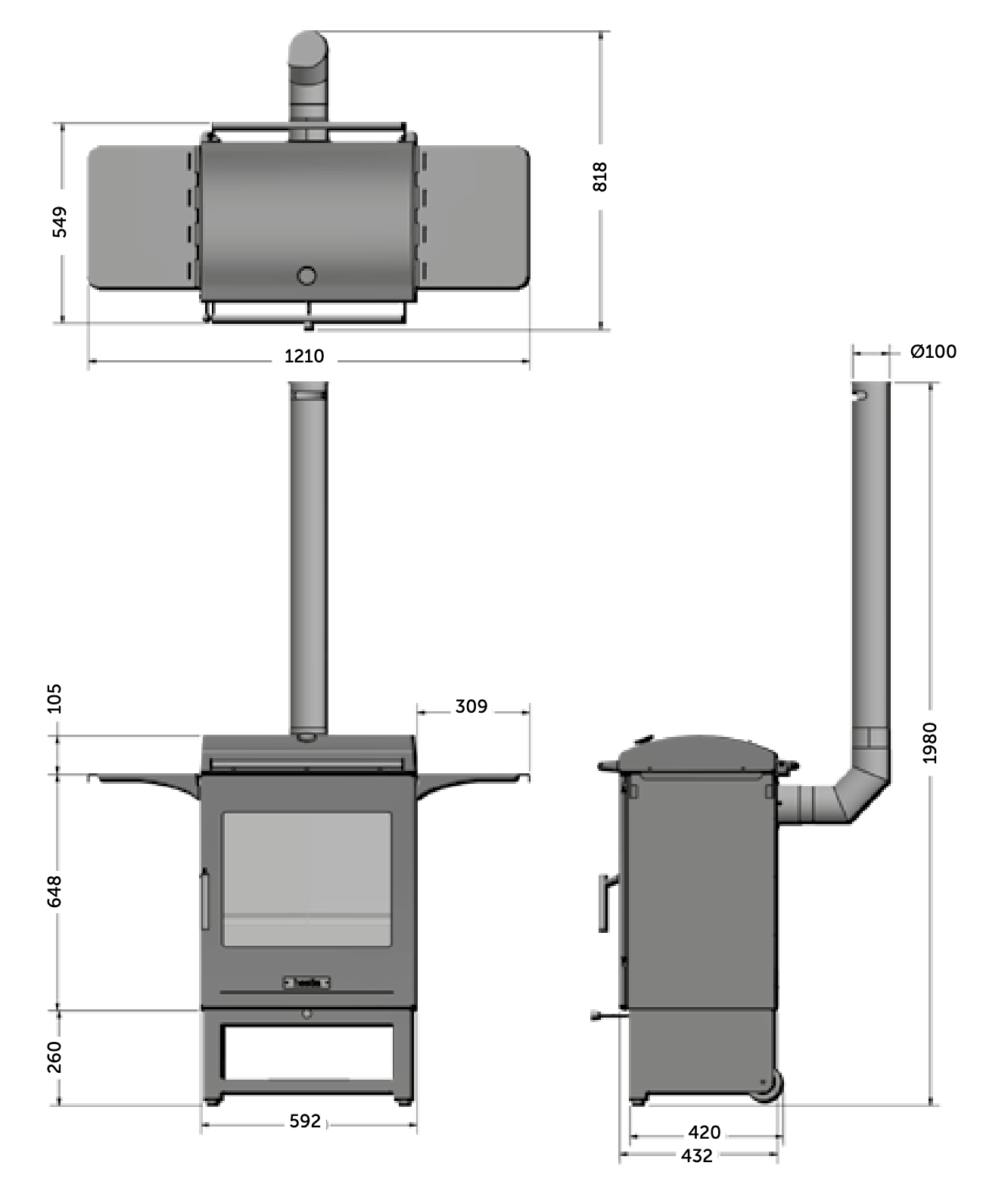 Hestia Heat & Grill 50 Sizes