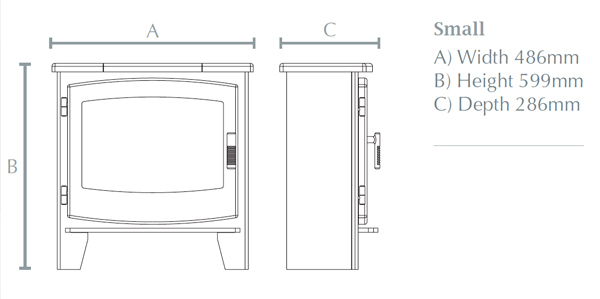 Elgin & Hall Beacon Electric Stove Dimensions