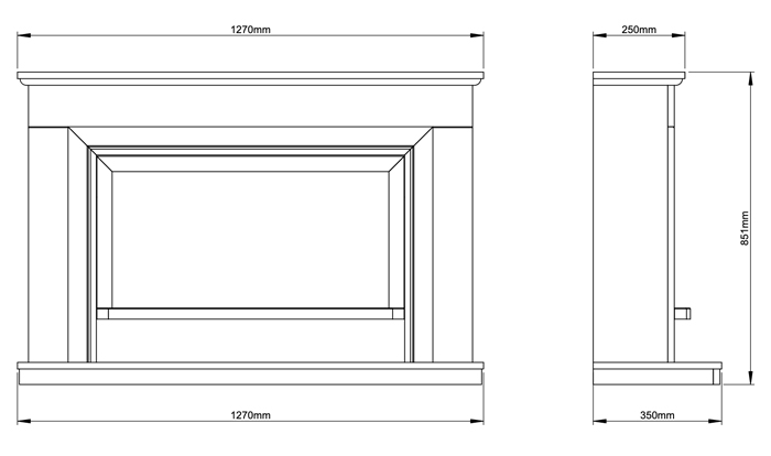 Elgin & Hall Lavina Suite Sizes