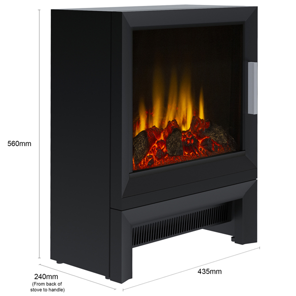 FLARE Qube Electric Stove Sizes