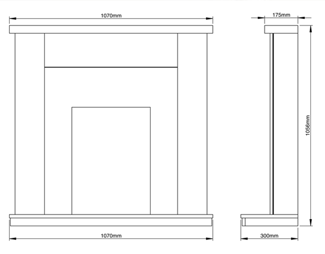 FLARE Collection Ravensdale Electric Suite Sizes