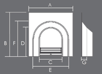 Gallery Efficiency Plus Insert Dimensions