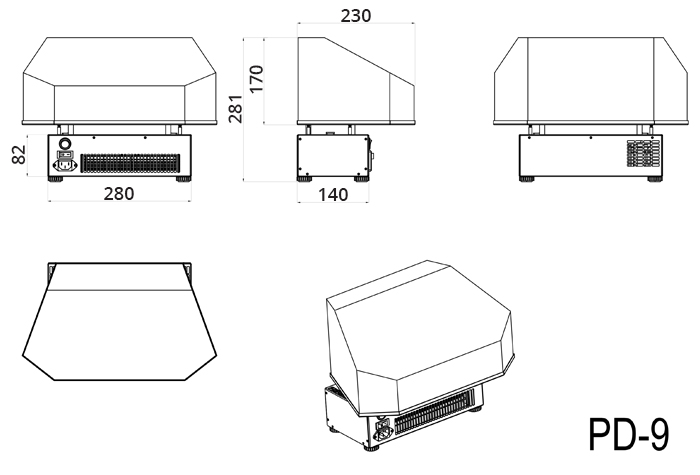 Gallery PD9 Electric Fire Dimensions