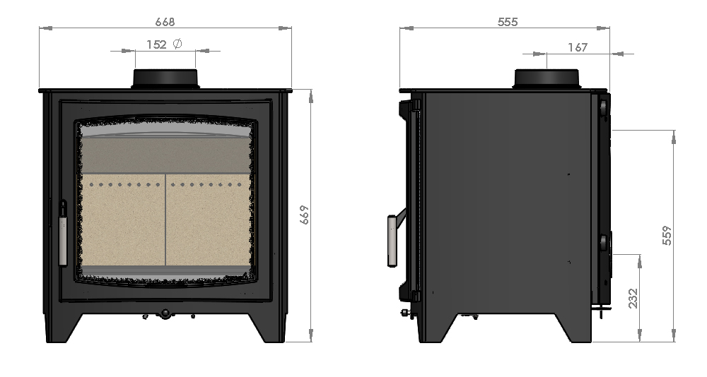 Parkray Aspect 14 Boiler Stove Sizes