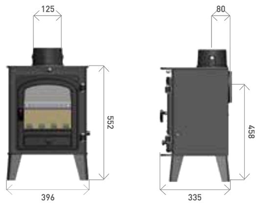 Parkray Consort 4 Wood Burning Multi Fuel Stove Flames Co Uk