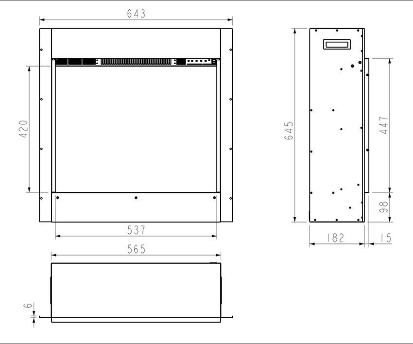 Flavel Proflame Celena Noir Electric Fire | Flames.co.uk