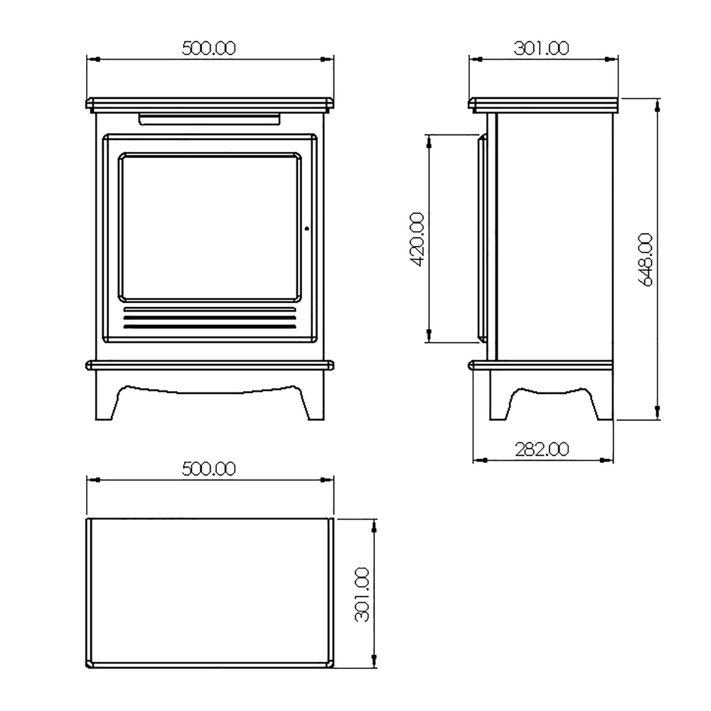 Suncrest Morpeth Stove Sizes