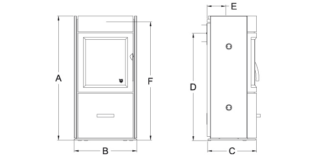 Varde Shape 2 Stove Sizes